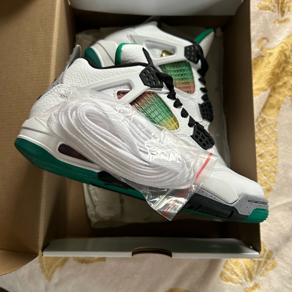 Women’s 2020 Nike Air Jordan 4 Retro 'Rasta' / Size 6 / Brand New in Box - Picture 6 of 12